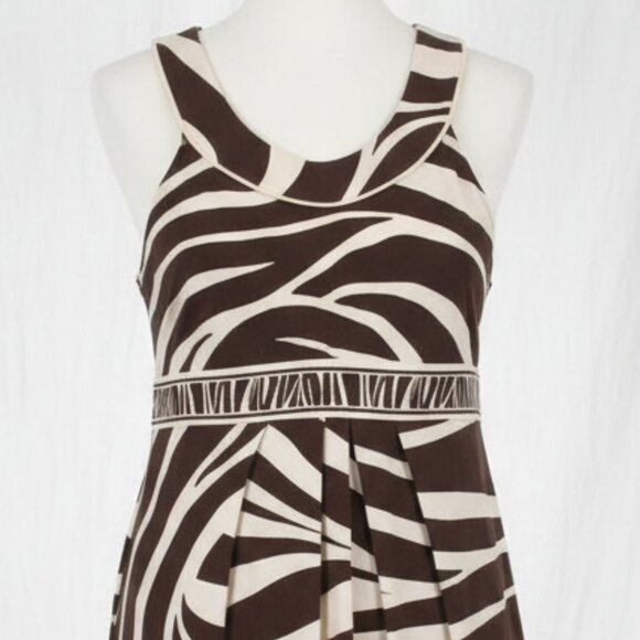 NWOT BCBG Max Azaria Animal Zebra Print Midi Dress - Picture 7 of 13